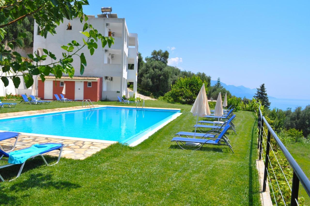 Luxury Loft Apartment With Pool - Pelekas Beach, Corfu Екстер'єр фото