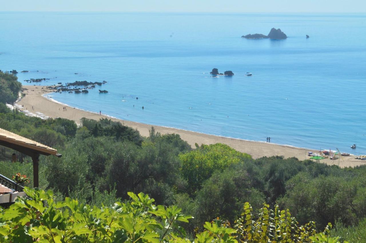 Luxury Loft Apartment With Pool - Pelekas Beach, Corfu Екстер'єр фото